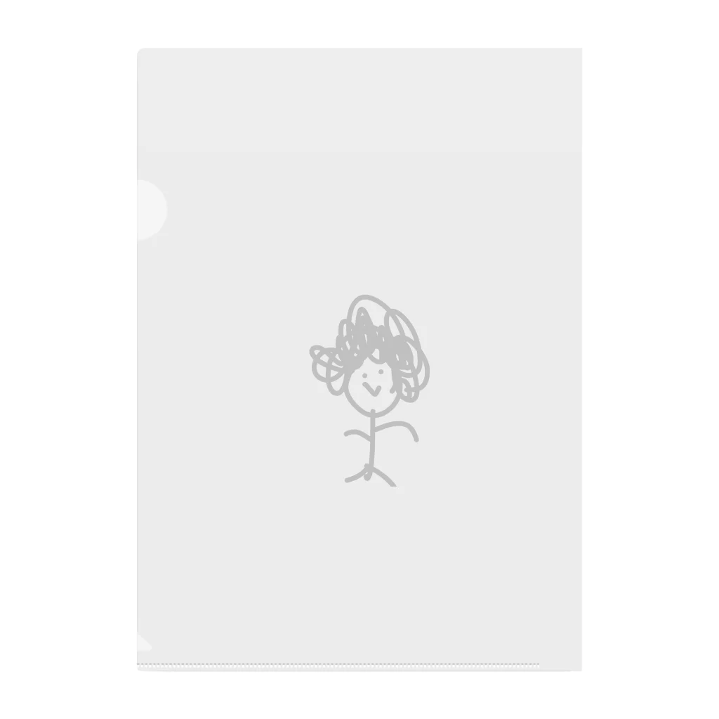 かいちゃんの天パくん Clear File Folder