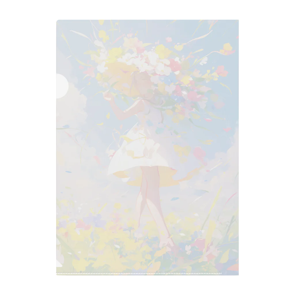 AQUAMETAVERSEの花のささやき　ラフルール　1859 Clear File Folder