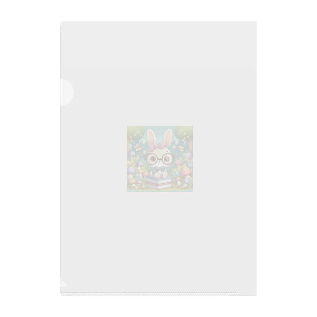 denyo dreamのウサギのアマリリス Clear File Folder