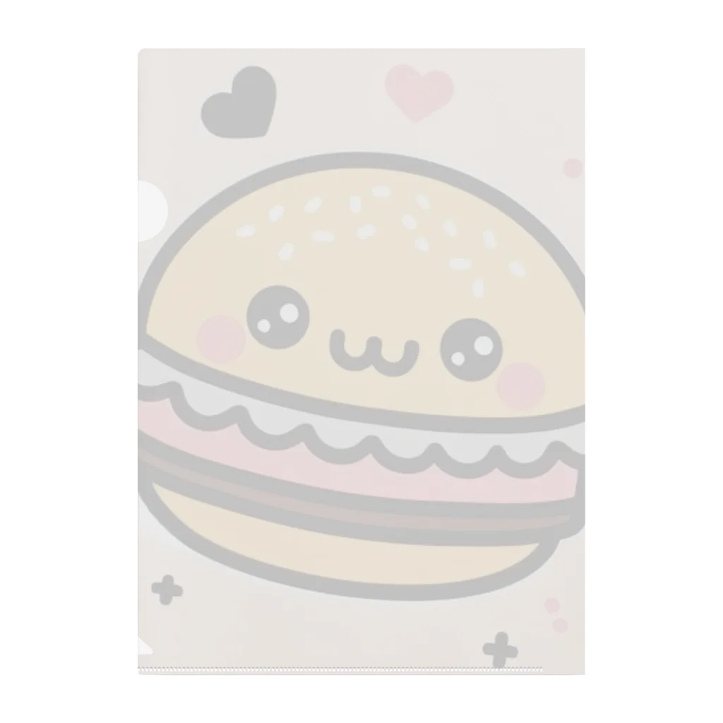 うくんのハンバーガー Clear File Folder