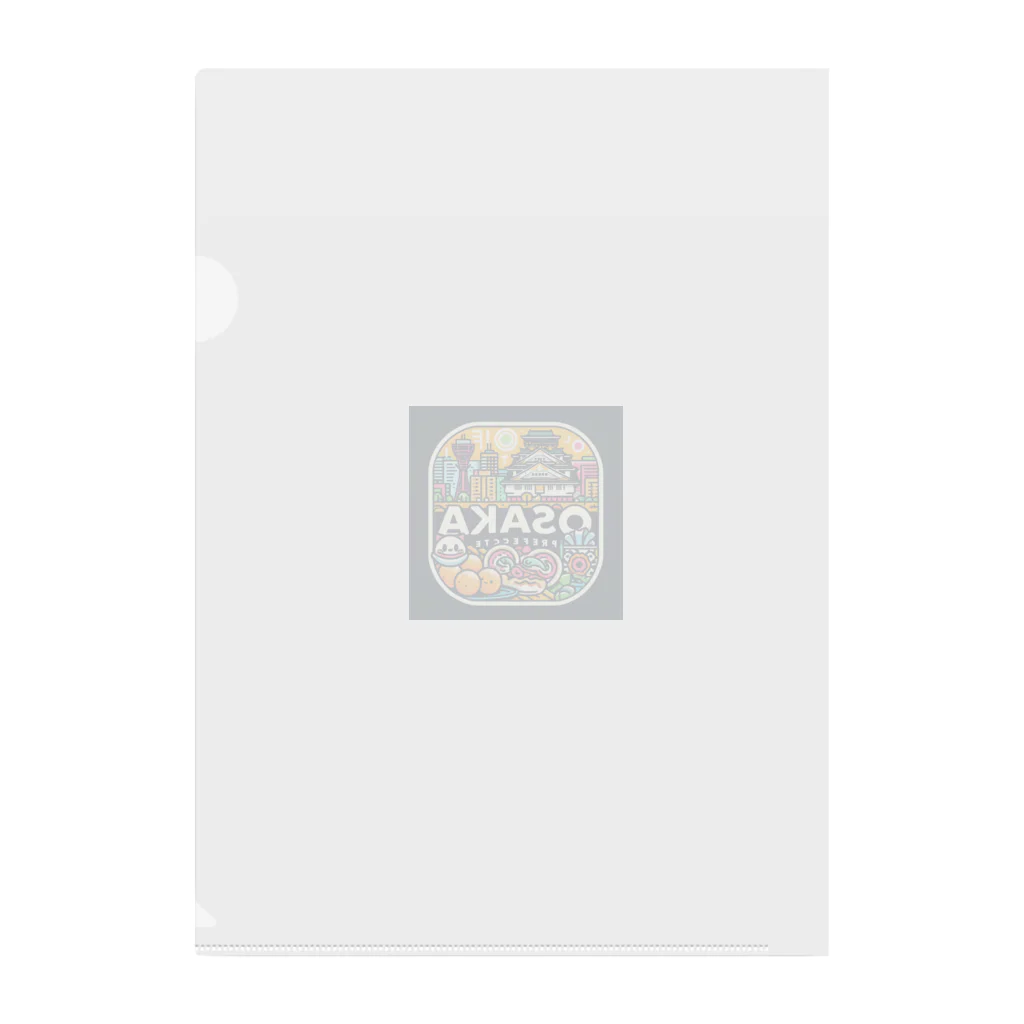 CHRON SHIROの大阪府 Clear File Folder