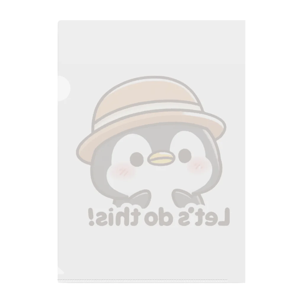 mimikkyu322のLets do this penguin Clear File Folder