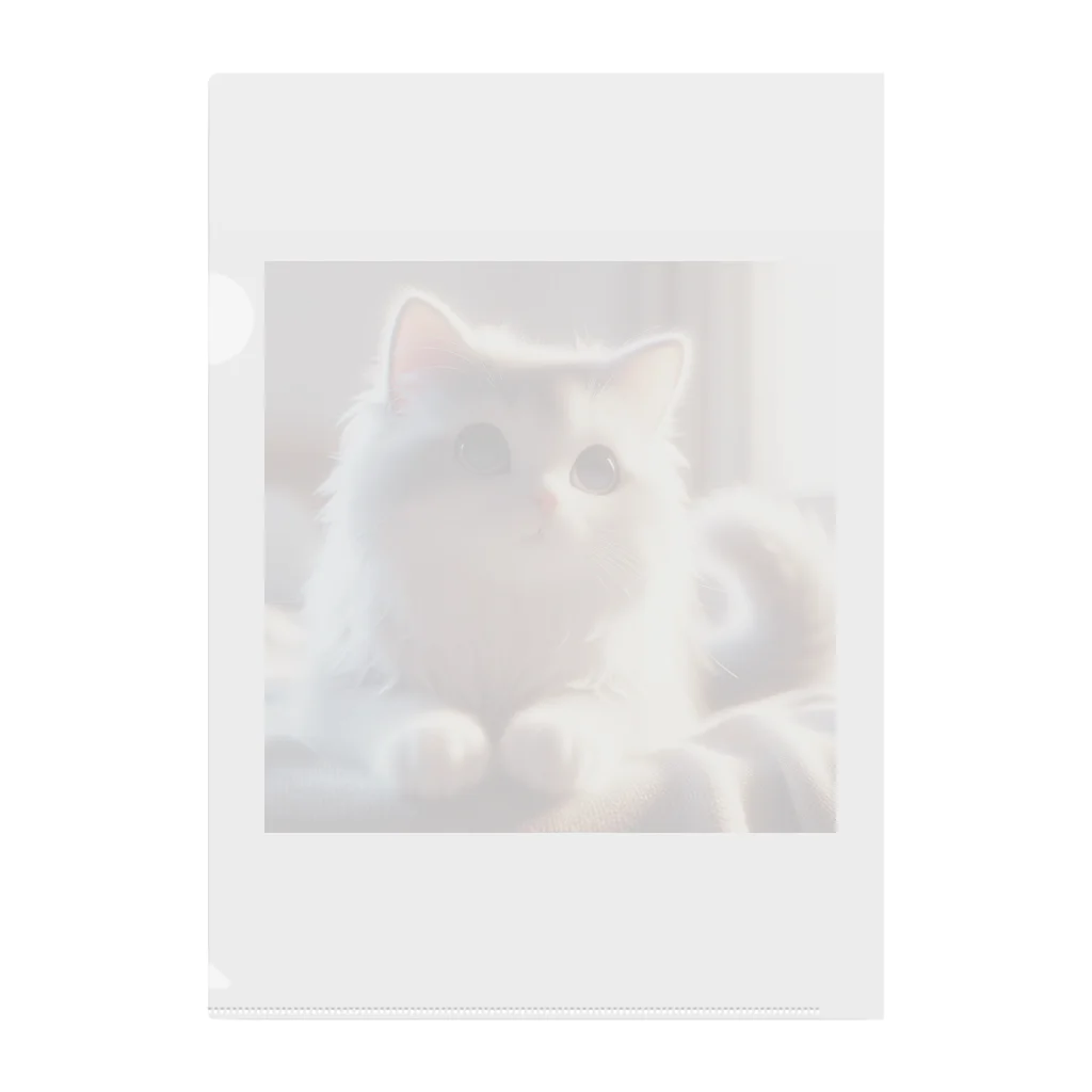 yos-1292583のねこニコばん Clear File Folder