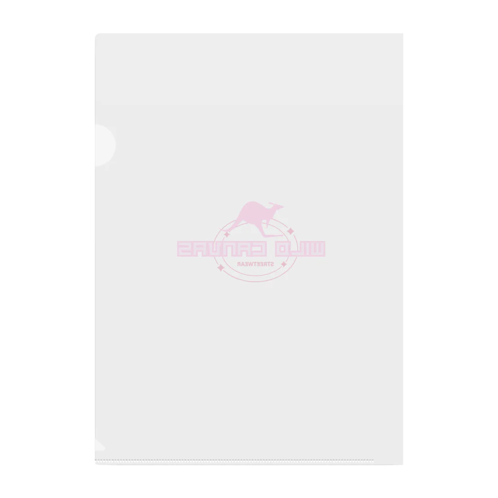 HorizonHuesのワイルドキャンバス　ラグーン Clear File Folder