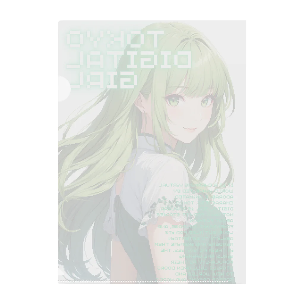 TOKYO DIGITAL GIRLのTOKYO DIGITAL GIRL 02 Clear File Folder