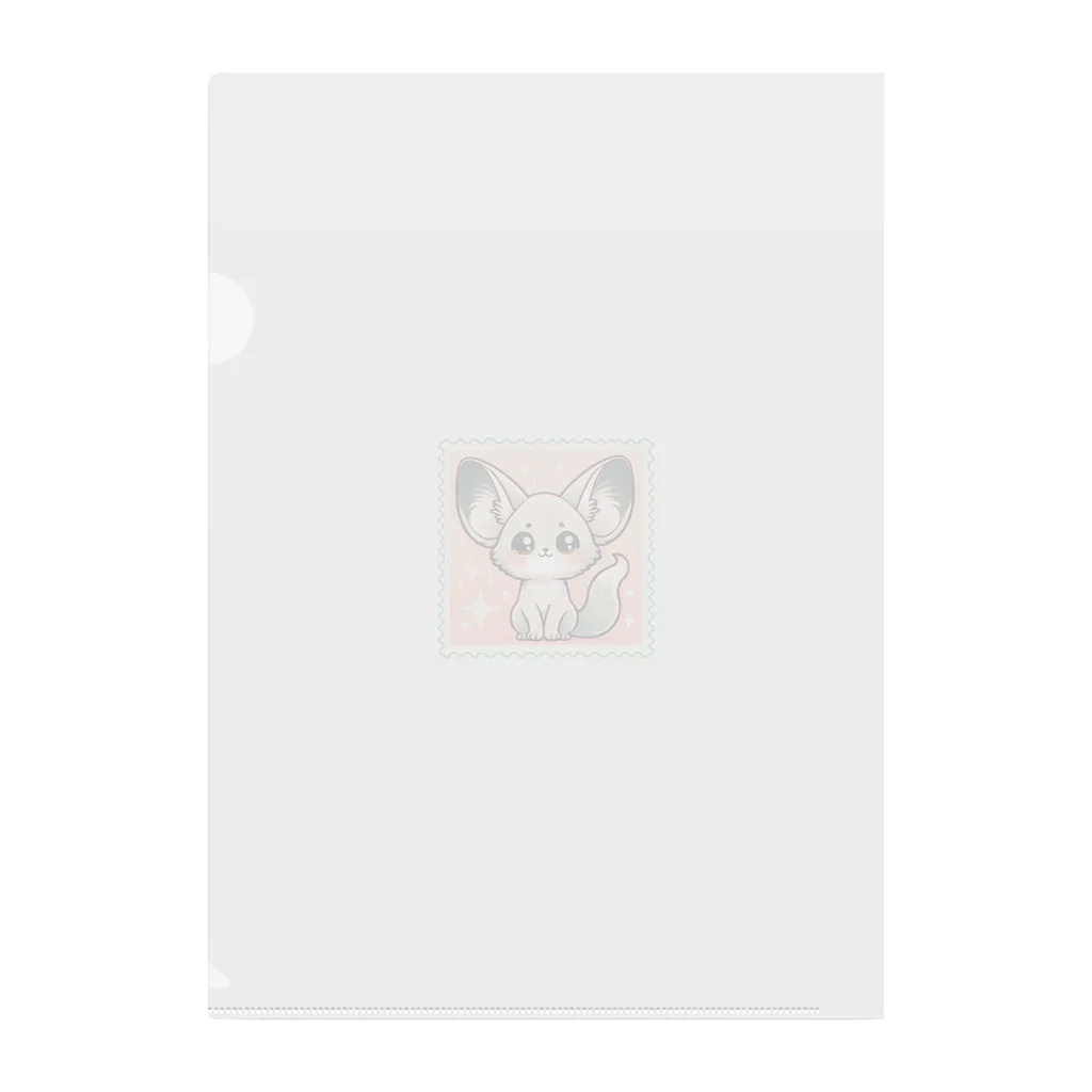 ゆうちゃんNFTいいねの耳長フェネックちゃん21 Clear File Folder