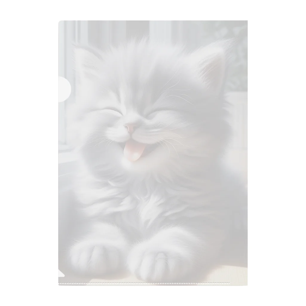 kangekiのあかんべにゃんこNo.4 Clear File Folder