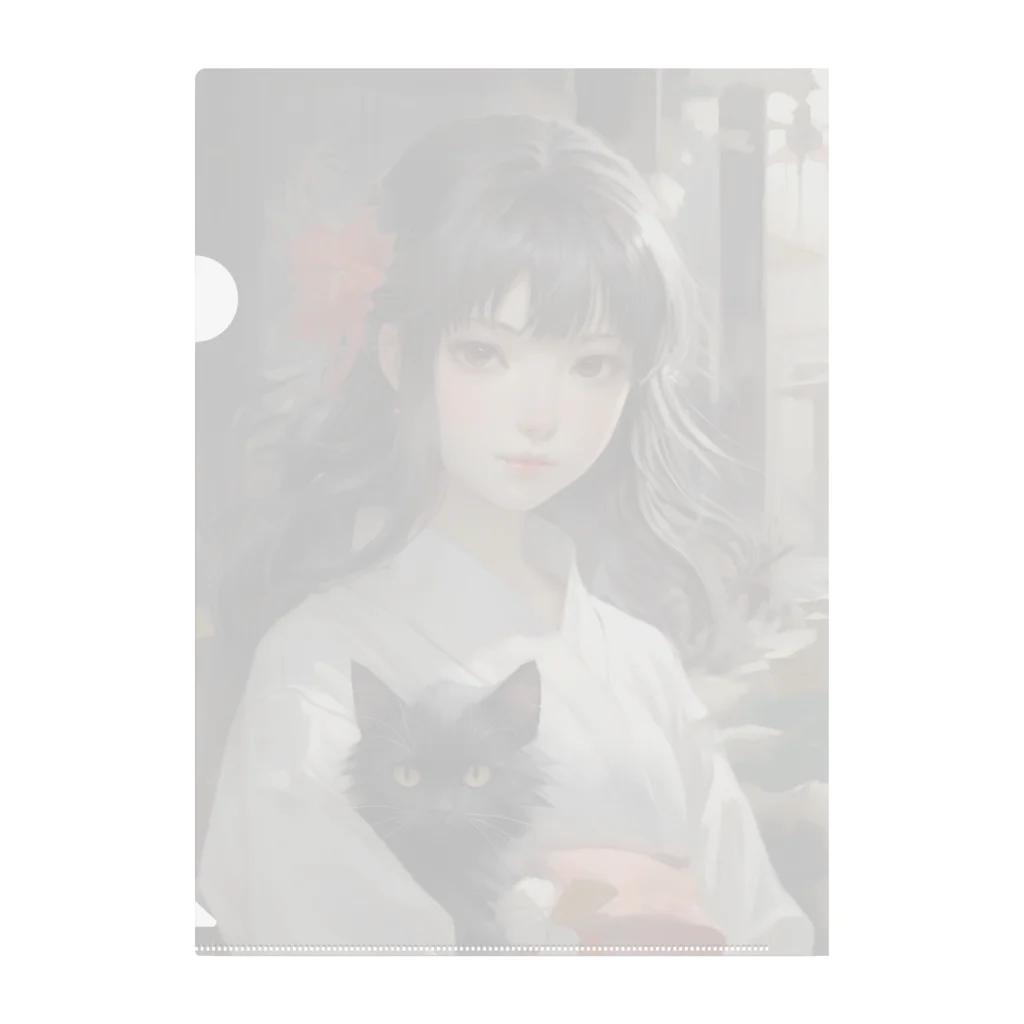 kororinmaruの猫と少女　1 クリアファイル