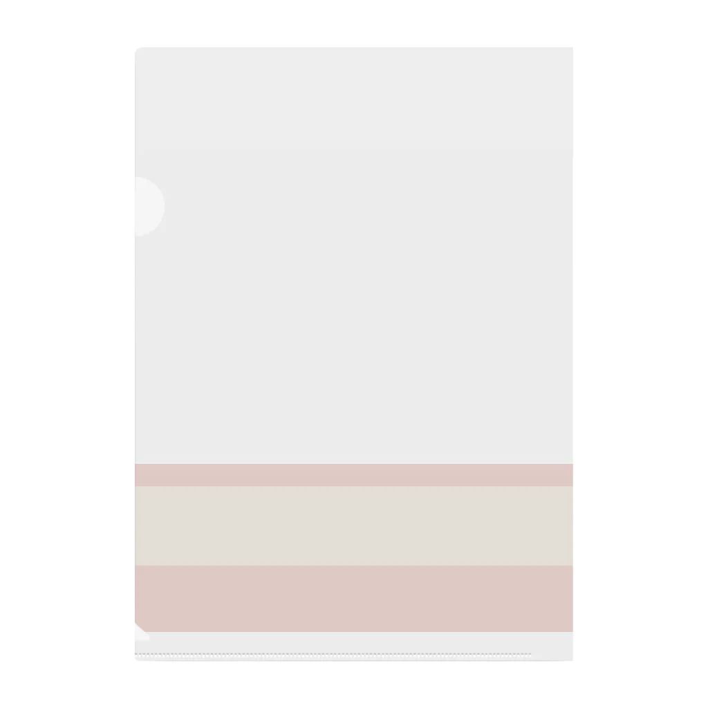 レールファン&スピリチュアルアイテムショップの古い鉄道カラー風デザイン　気動車 Clear File Folder