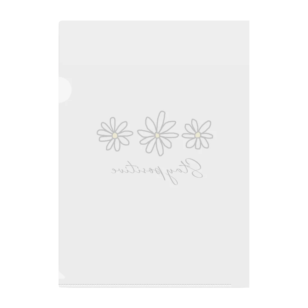 Myselfのpositivelife Clear File Folder