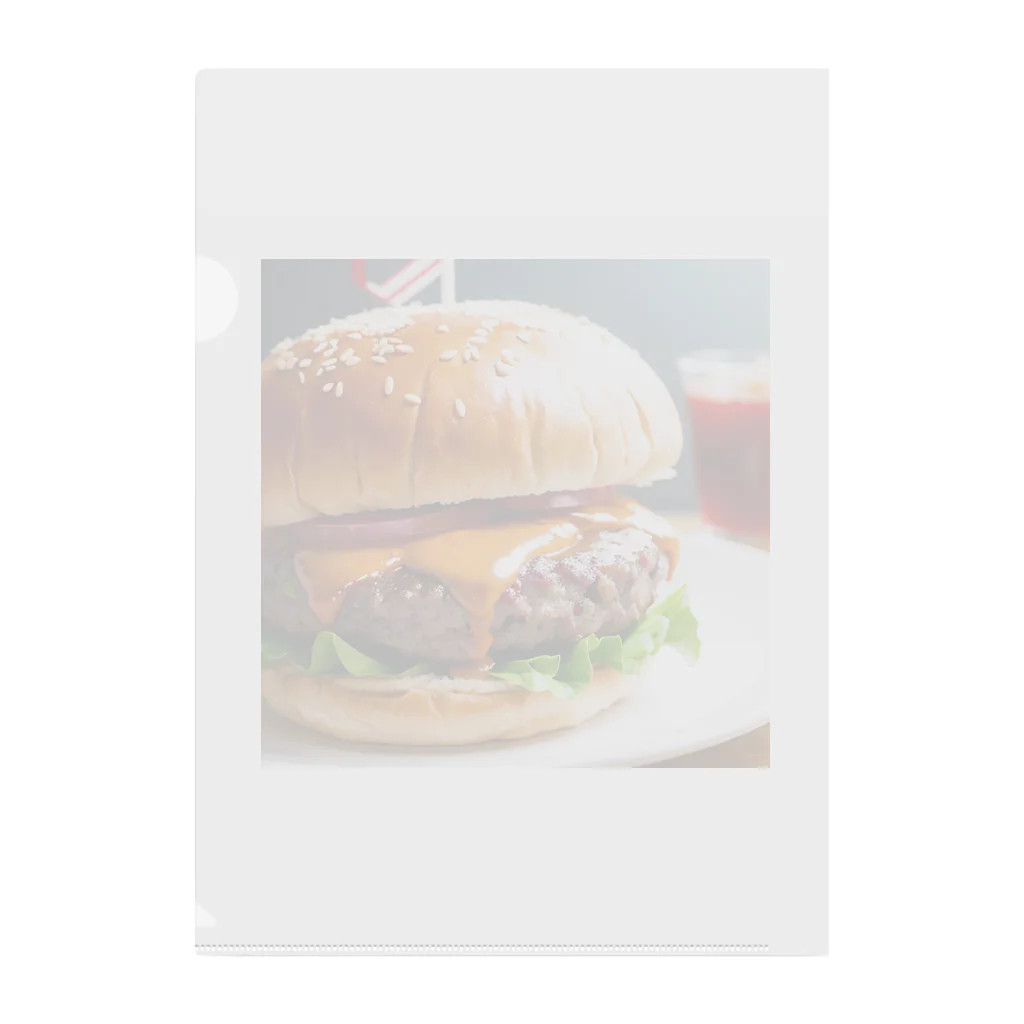 オリジナルグッズショップ KIJITORAのDELICIOUS BURGER Clear File Folder