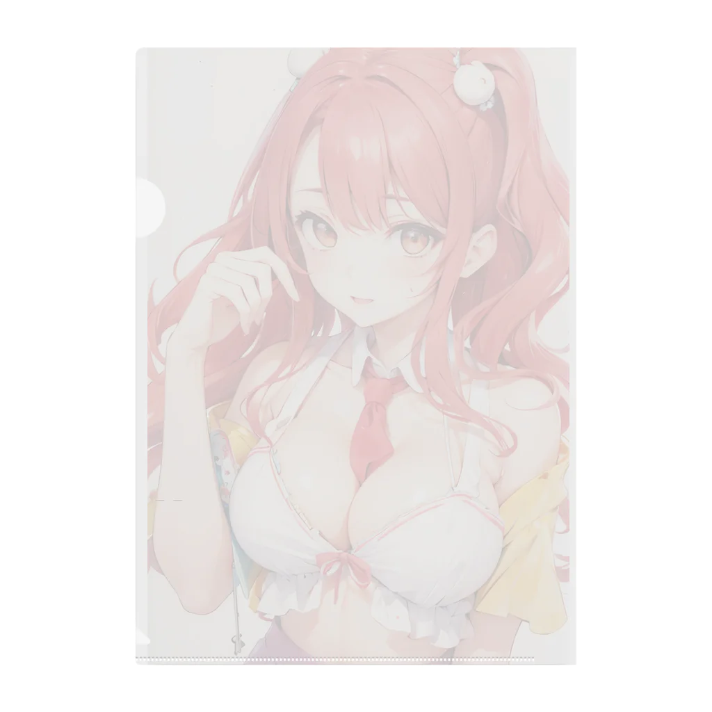 みおちゃんartshopの赤髪天使な女の子グッズ Clear File Folder