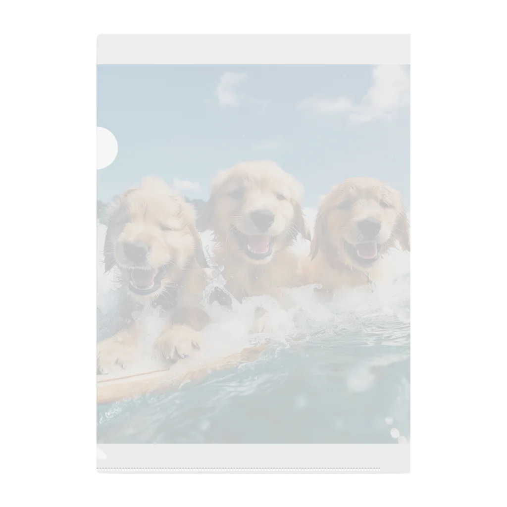 海街ワンワンだんごちゃん🐶の海街ワンワン Clear File Folder