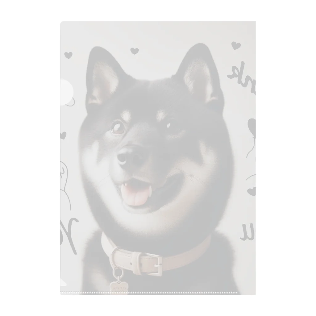 ANTARESの柴犬とありがとう Clear File Folder