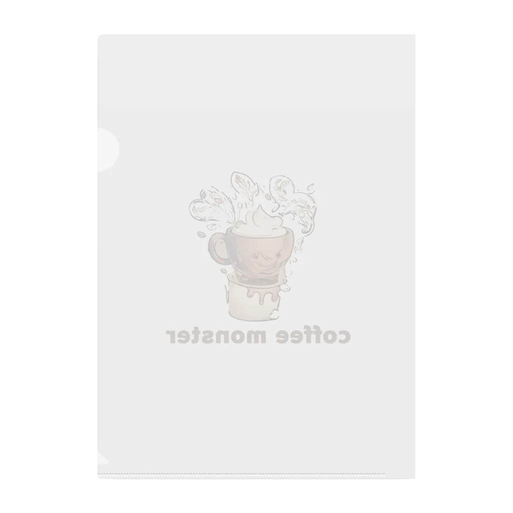 leisurely_lifeのCoffee Monster Java Clear File Folder