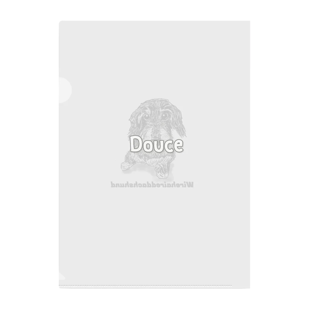 DOUCEのワイヤーダックス　PAKU Clear File Folder