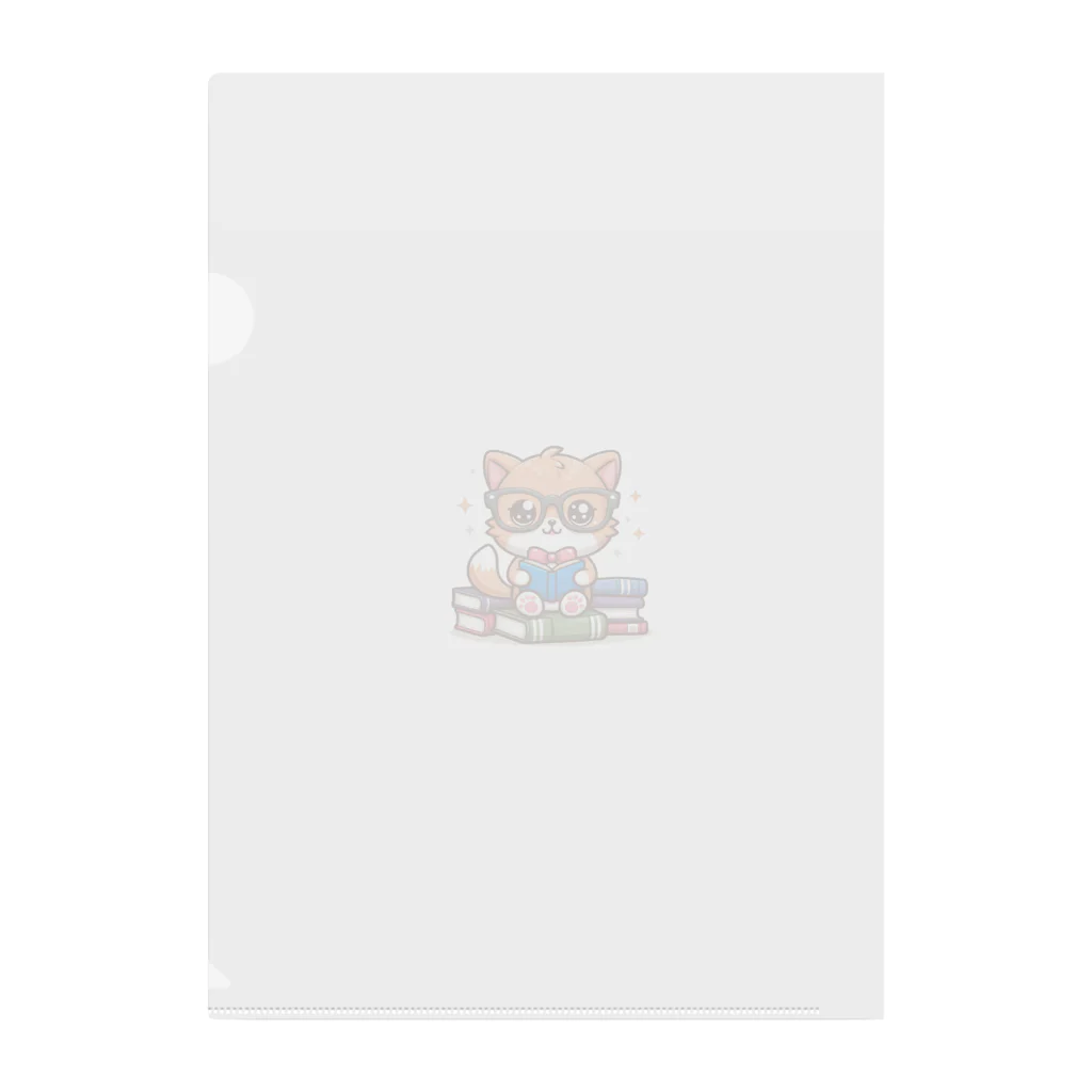 hikotakuの勉強猫 Clear File Folder