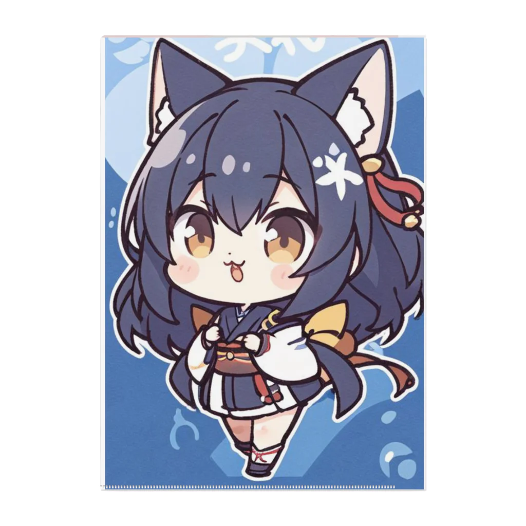 すりすりショップの獣娘 Clear File Folder