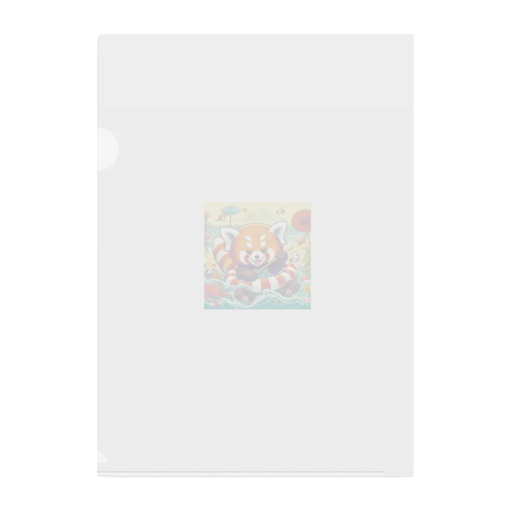 sabuchunのちょっとやんちゃなレッサーパンダです Clear File Folder