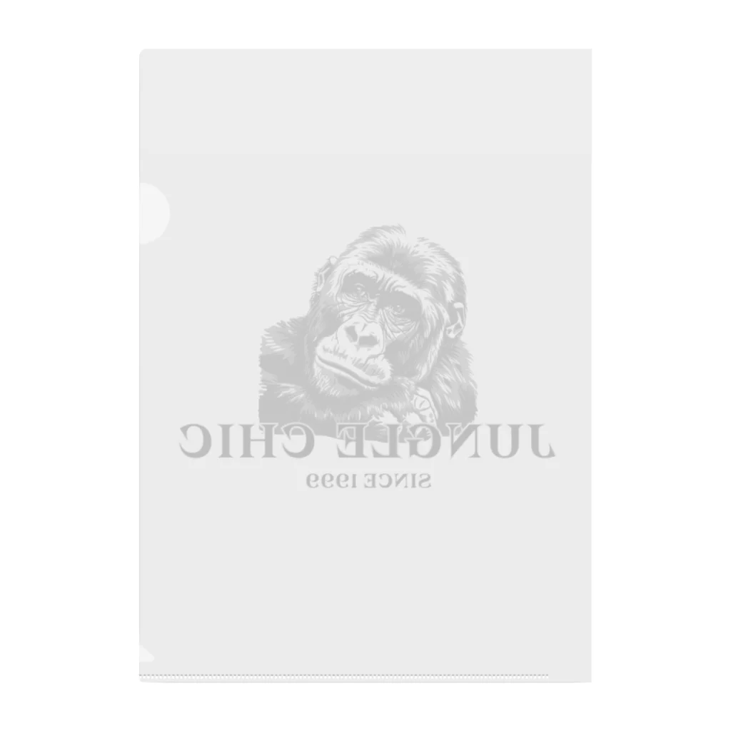 JUNGLE CHICのJUNGLE CHIC ~GORILLA~ Clear File Folder