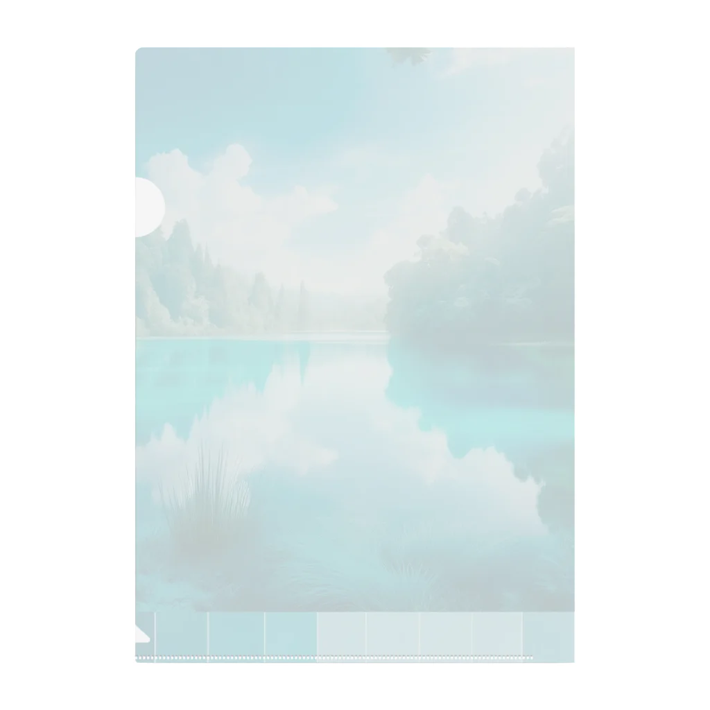 hana2ginの Almost Transparent Blue. Clear File Folder