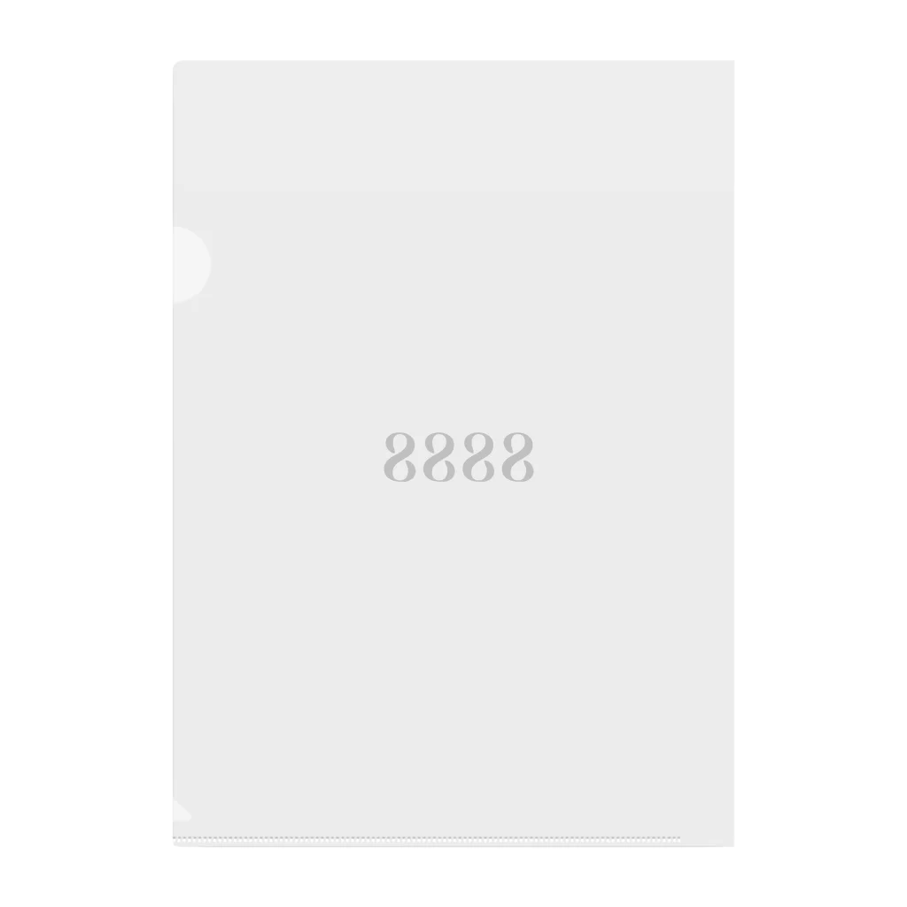 あかさたーなの8888 Clear File Folder