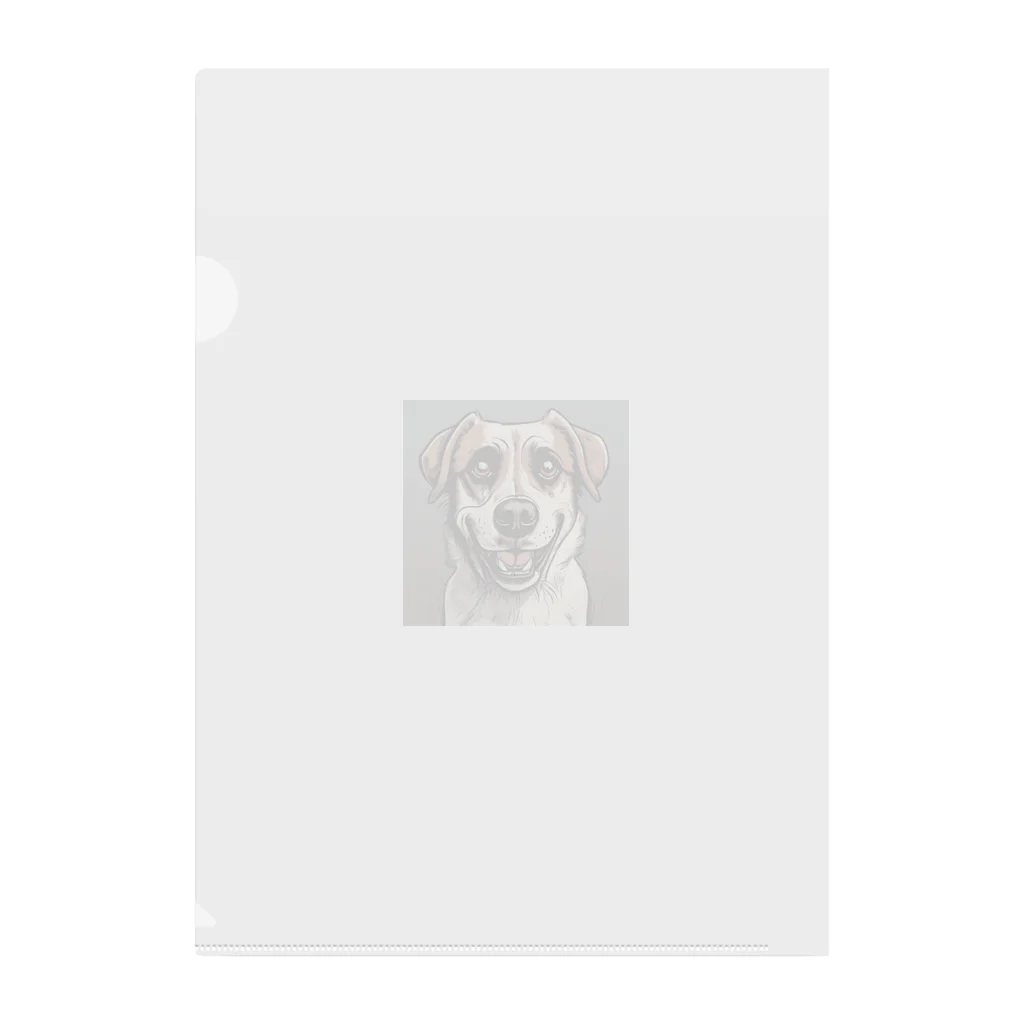 よもぎだいふくの頼れる犬グッズ Clear File Folder