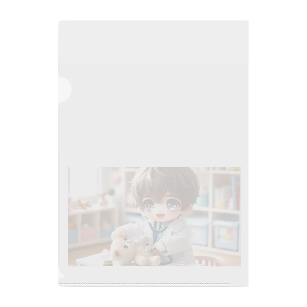 Bonmaru☆ぼんまるのいたいの飛んでいけ Clear File Folder