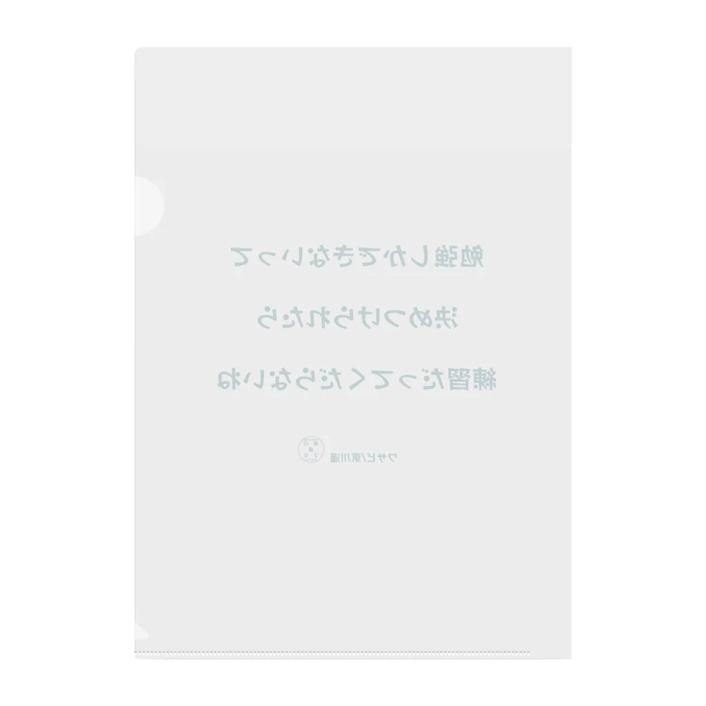 HarukaTogawaの東川遥２０公式グッズ_ワサビA クリアファイル