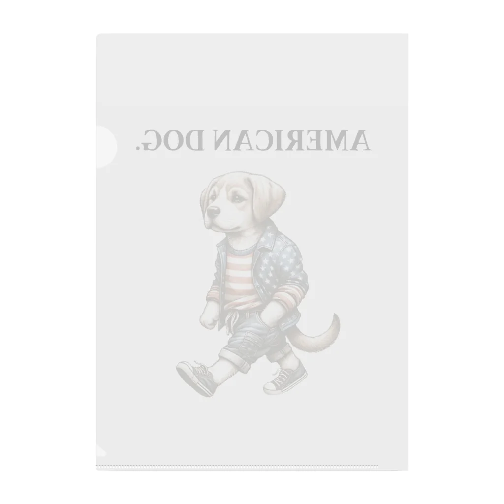 AMERICAN DOG.のAMERICAN DOG. Clear File Folder