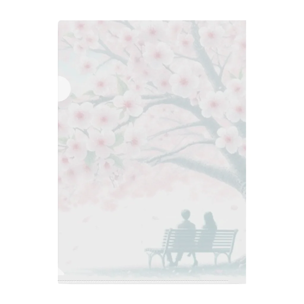 Rパンダ屋の「春風景グッズ」 Clear File Folder