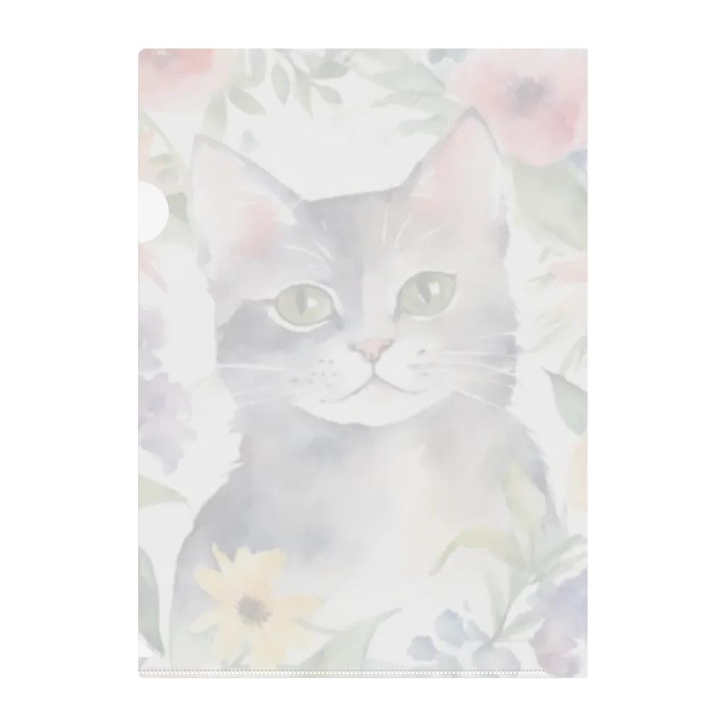 そぼろ堂の花といっしょ💐 Clear File Folder