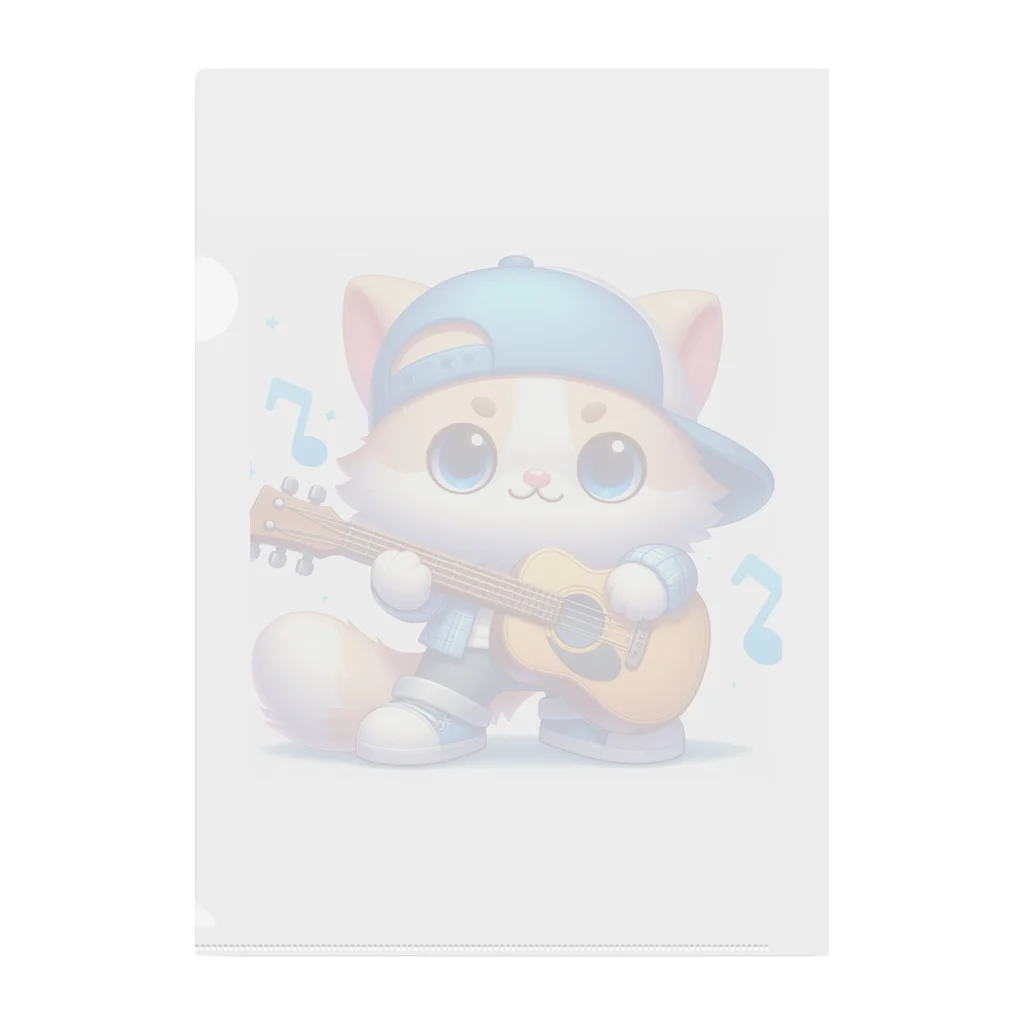 モンピパラダイスのにゃんこ🐱のリズムにノッテ🎵 Clear File Folder