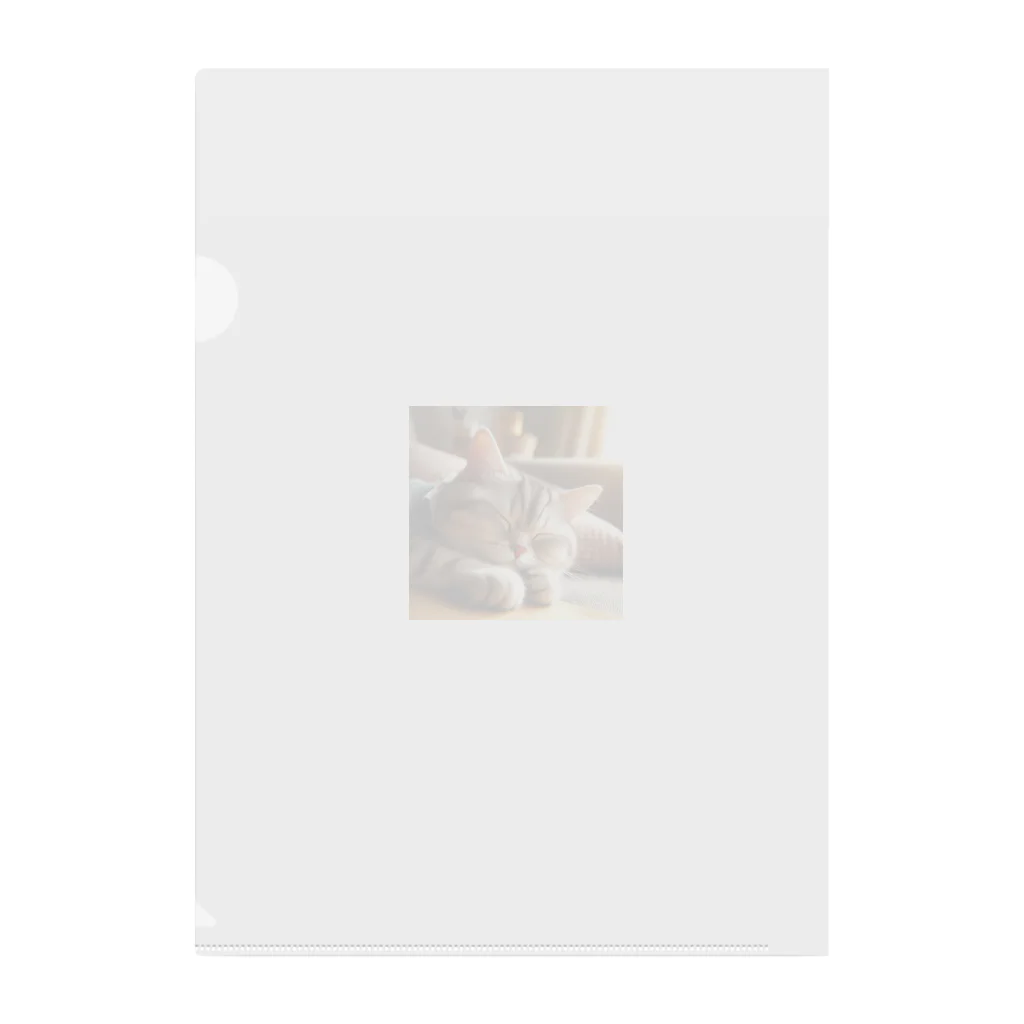 cat_smart_lifeの猫×睡眠×癒し Clear File Folder