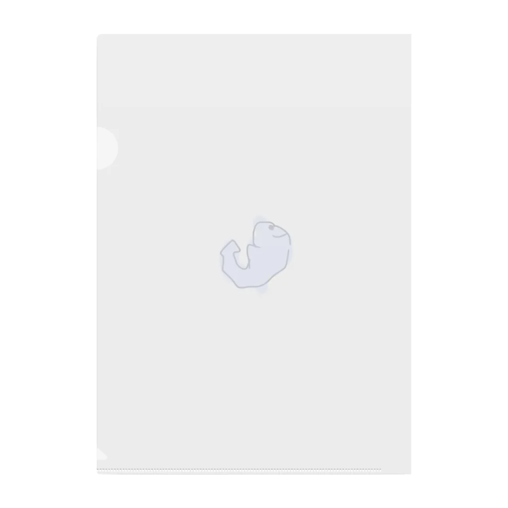 ワカガシラ屋さんのサブのイルカ Clear File Folder
