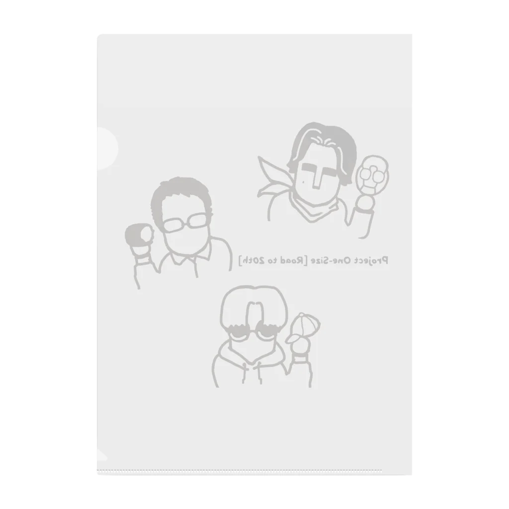 Project One-Sizeの３人の個性をギュッと集結 Clear File Folder