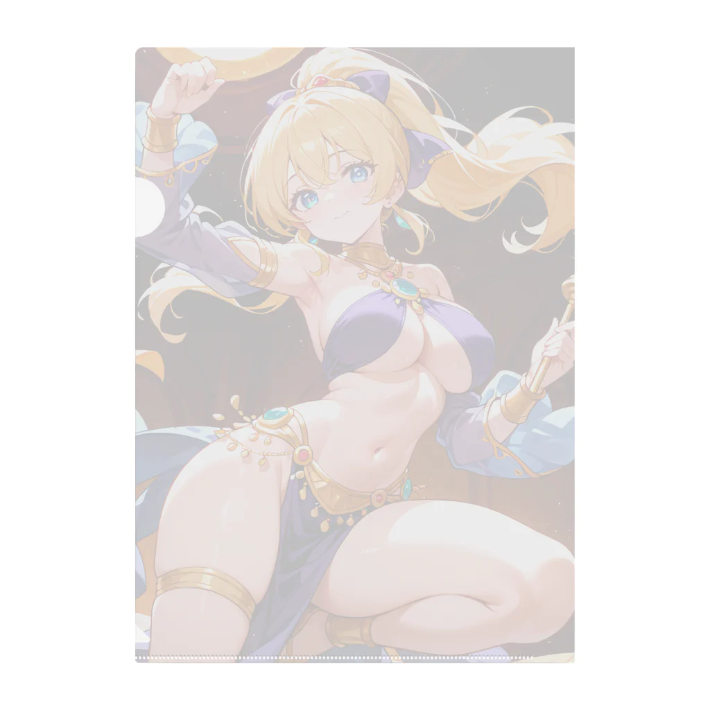 REALIVE(リアライブ)🎁公式の紫の踊り子タレイア 二次元タレイアシリーズNo.2 4-2-250204 Clear File Folder