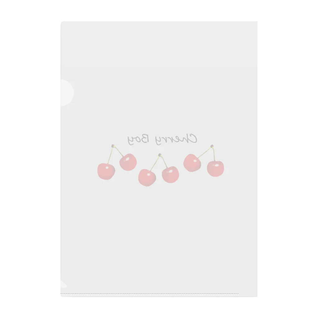 れなしやの🍒チェリーボーイ🍒 Clear File Folder