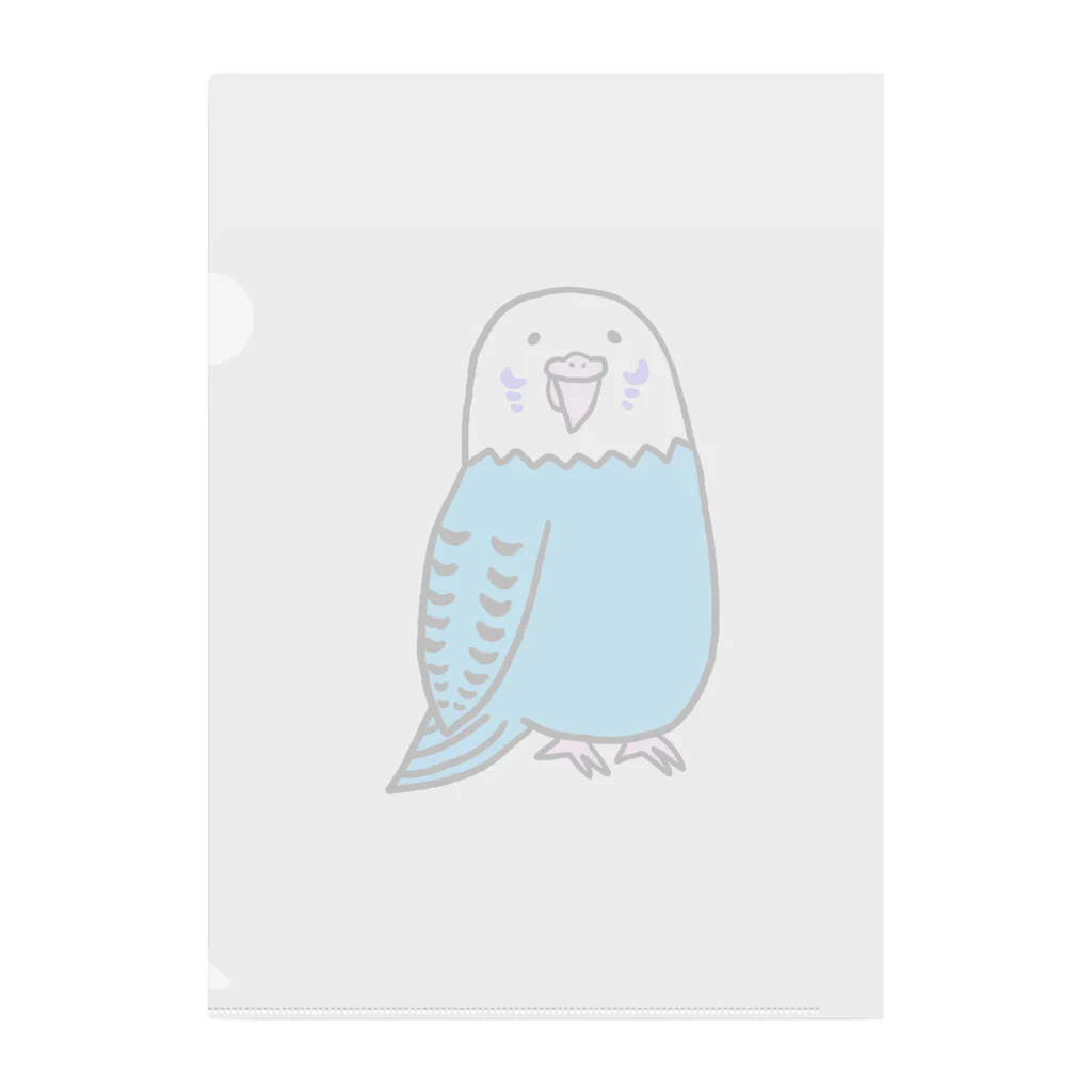 えかきにゃんこのお店♪のセキセイインコ Clear File Folder