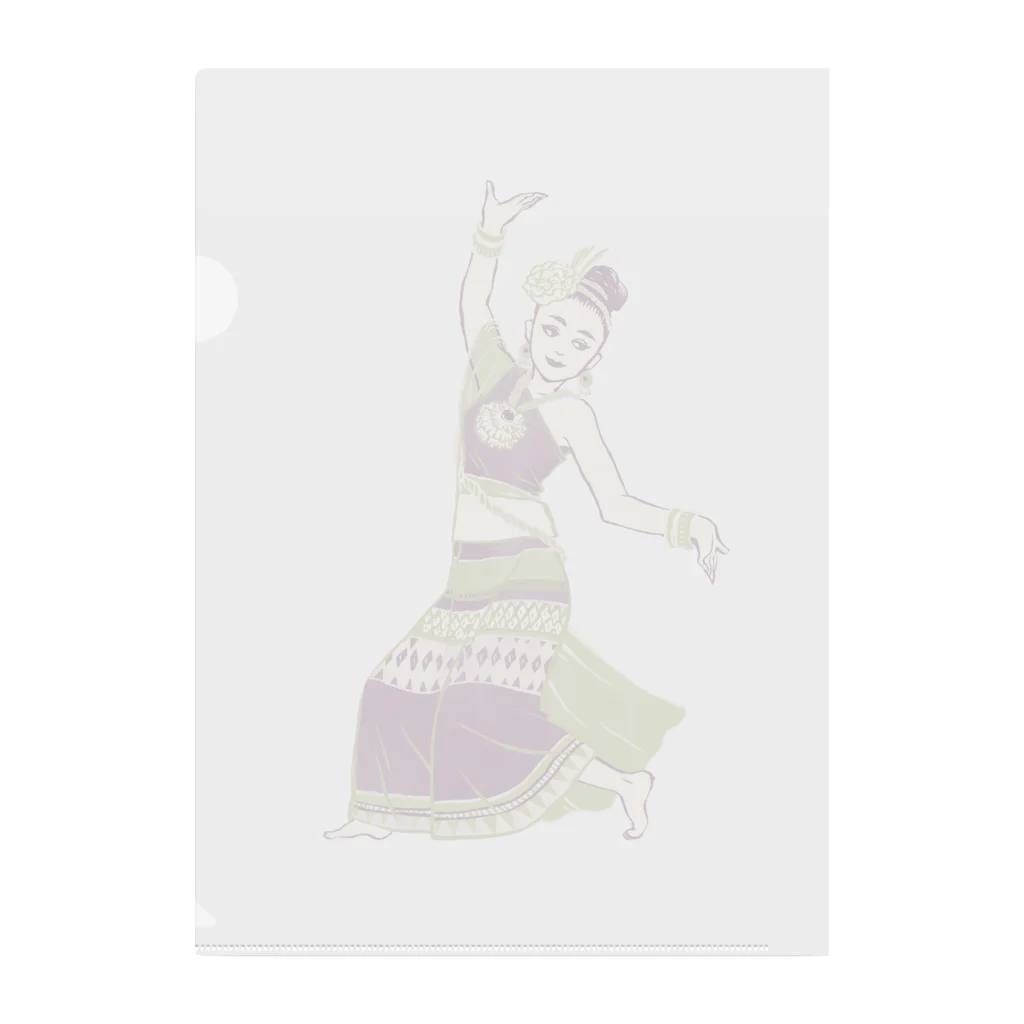 IZANAMI by Akane Yabushitaの【タイの人々】伝統舞踊のダンサー Clear File Folder