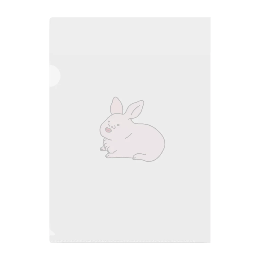 秋風のうさぎくん。 Clear File Folder