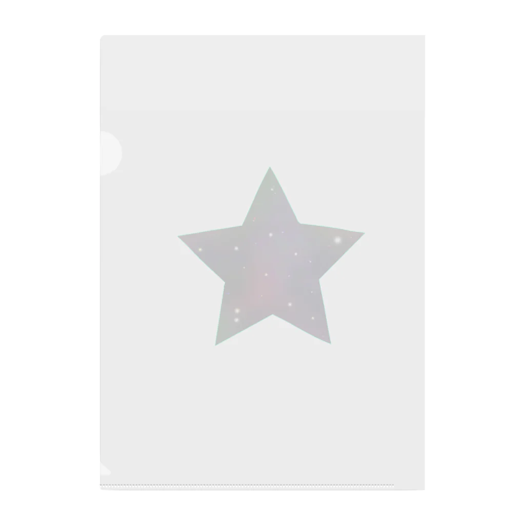 cosmicatiromの星　宇宙 Clear File Folder