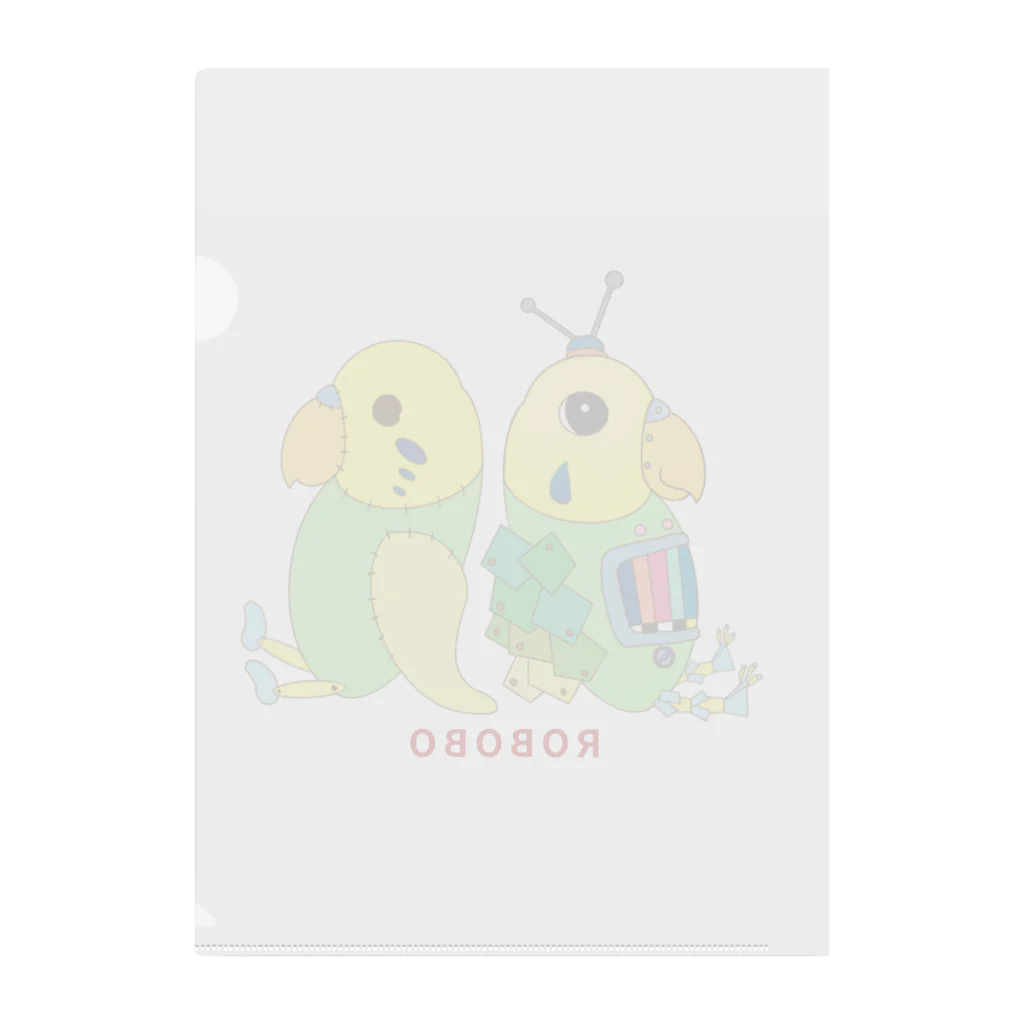 ねこぜや のROBOBO ユーチューバー Clear File Folder