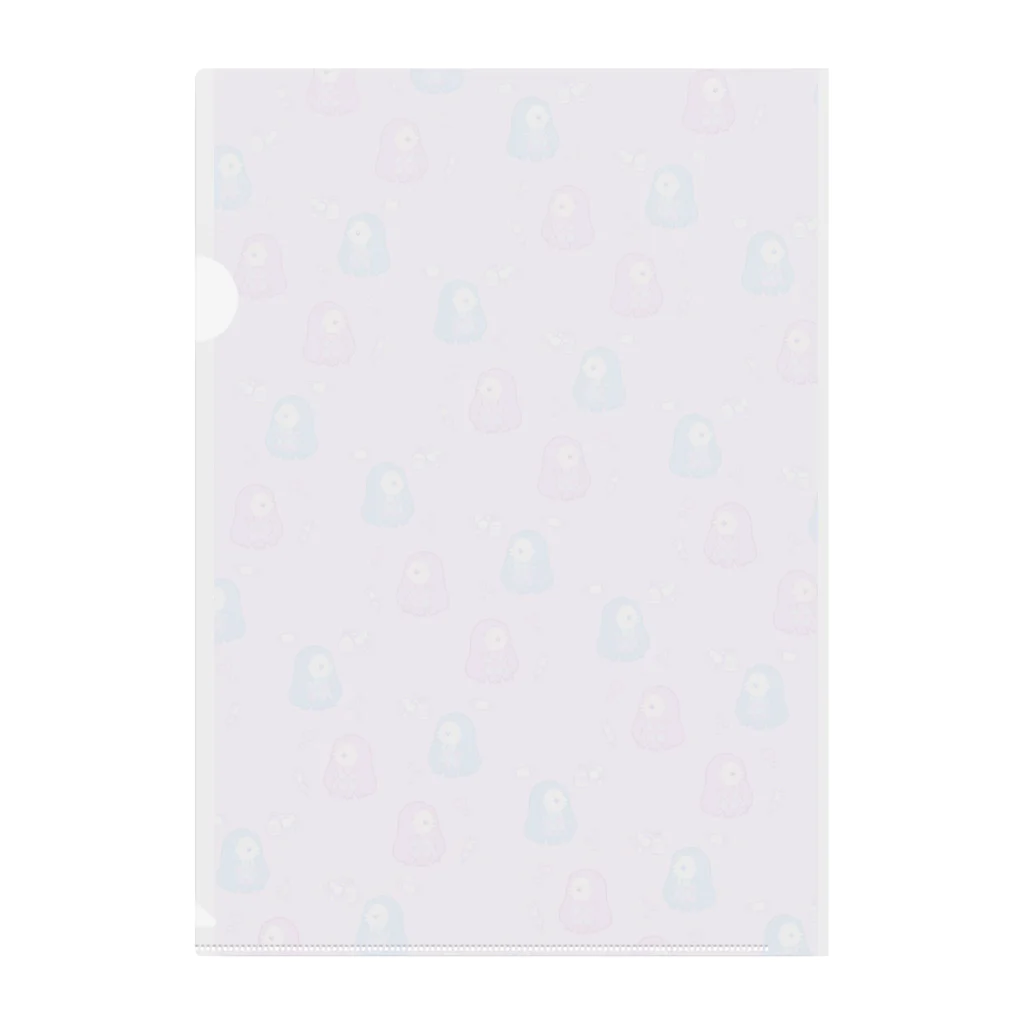 かわいいもののおみせ　いそぎんちゃくのゆめかわアマビエ Clear File Folder