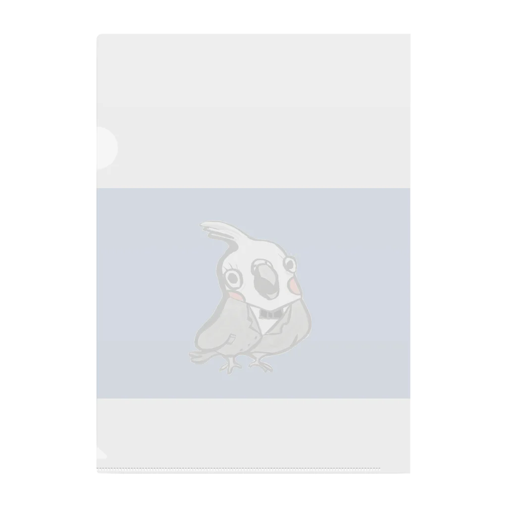 Mitsu-Zoのオカメインコのプーちゃんサンダル Clear File Folder