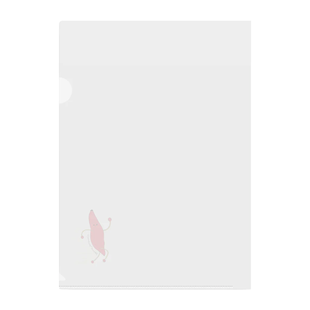 ちゃたろうのお店。のおいものようせい Clear File Folder