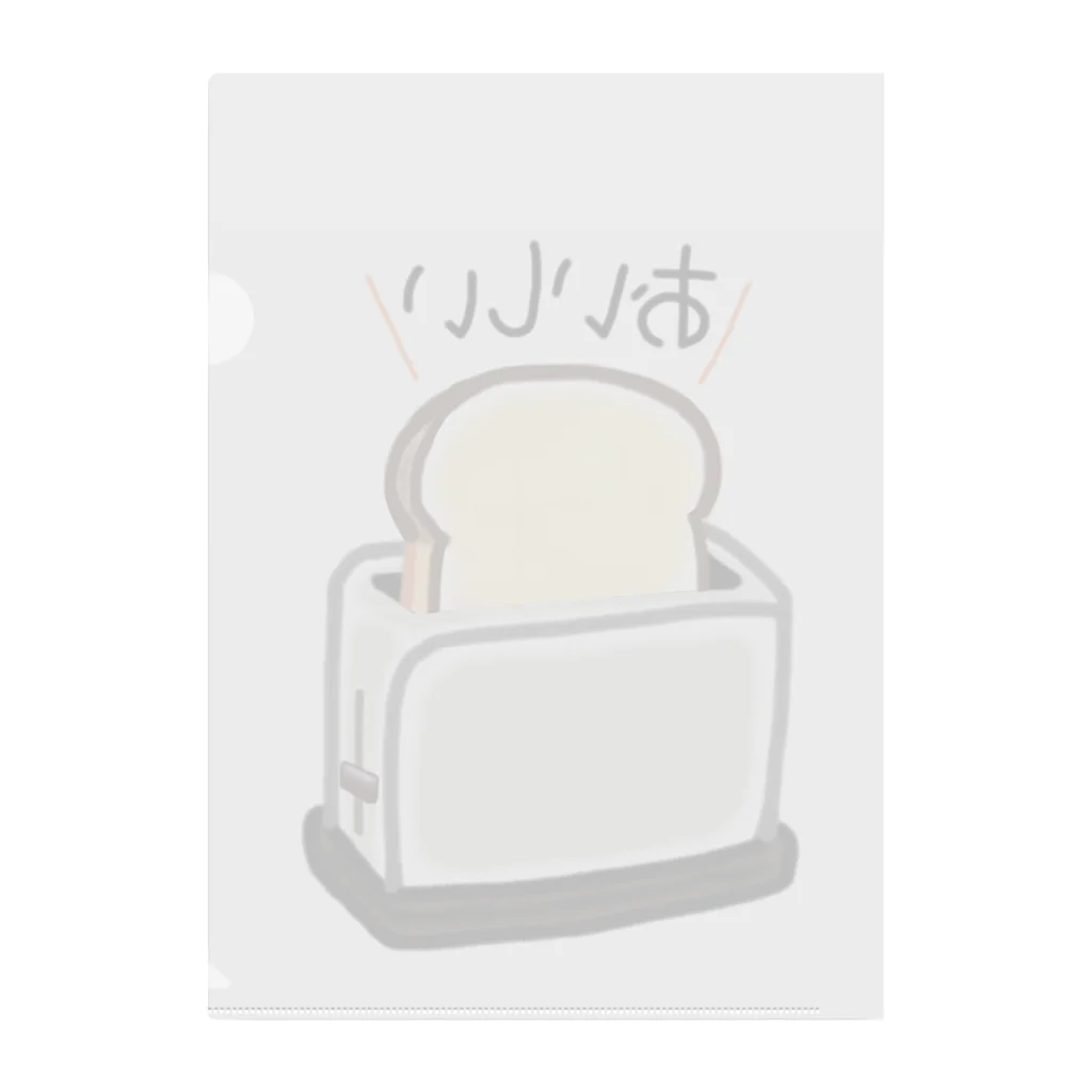 P-Colorbox＠SUZURI支部のおいしく焼けた食パン クリアファイル