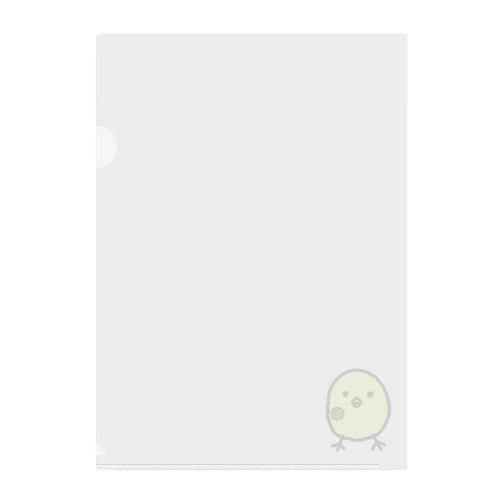 桃華の檸檬ピヨ Clear File Folder