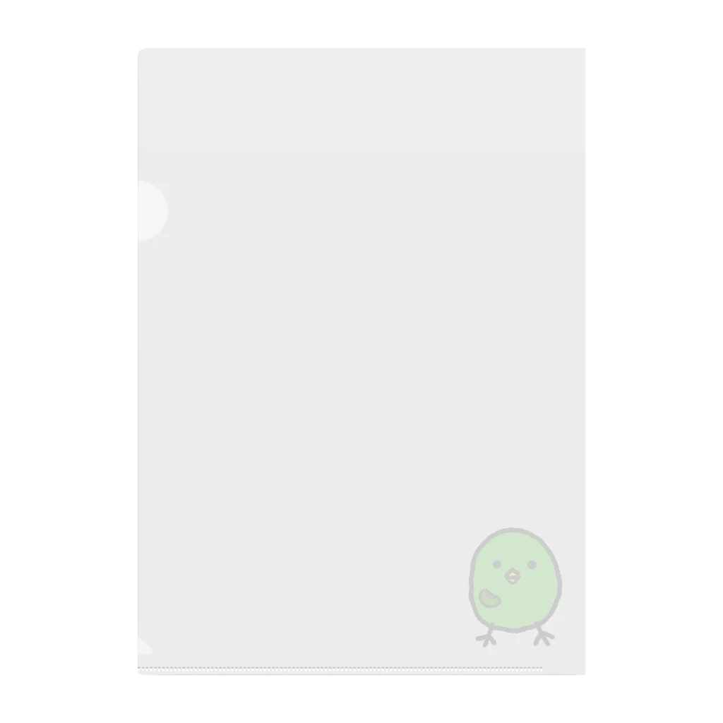 桃華の豆ピヨ Clear File Folder