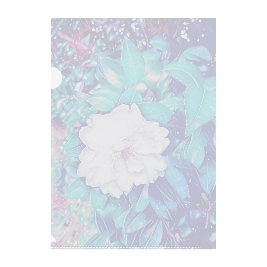 LalaHangeulの冬の花 Clear File Folder